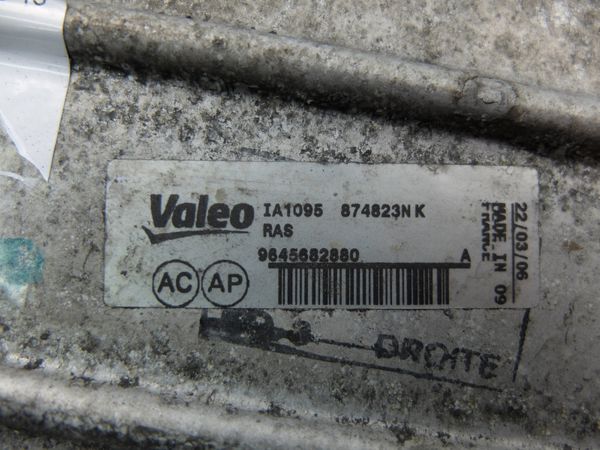 Refroidisseur Turbo   C5 407 9645682880 874823N Valeo 10931