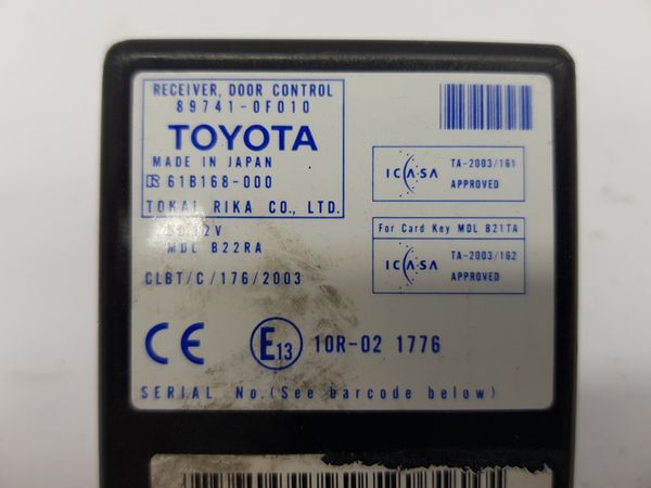 Calculateur Moduł Toyota 89741-0F010 61B168-000 Tokai Rika