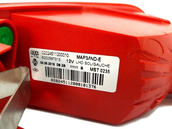 Feu Antibrouillard Gauche Arrière Original Renault Clio III 8200587313