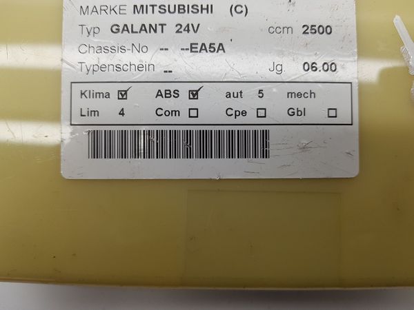 Commande Chauffage Mitsubishi Galant MR360372 CAA502A040A