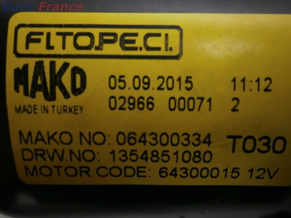 Mécanisme d'Essuie Glace Nemo Bipper 6401G6 d'Origine Citroen Peugeot