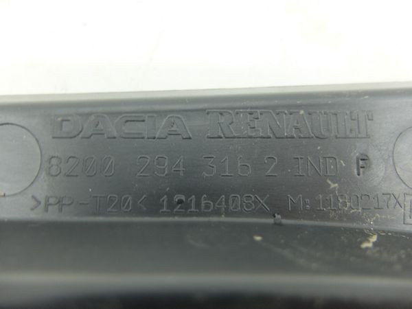 Corps Entree D’air D’auvent Droit Dacia Duster 8200294316 6001546859