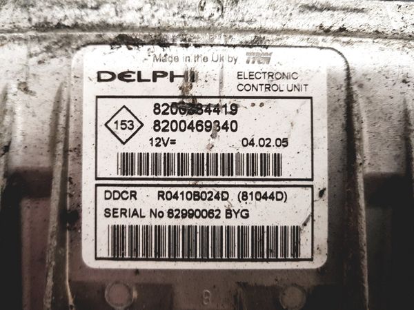 Delphi Calculateur  8200334419 8200469340 R0410B024D Renault Delphi  4198 