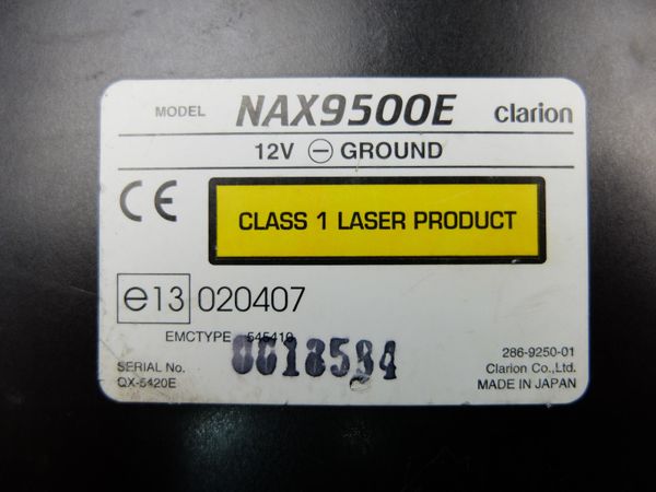 Navigation Clarion NAX9500E 545410 Hybrid