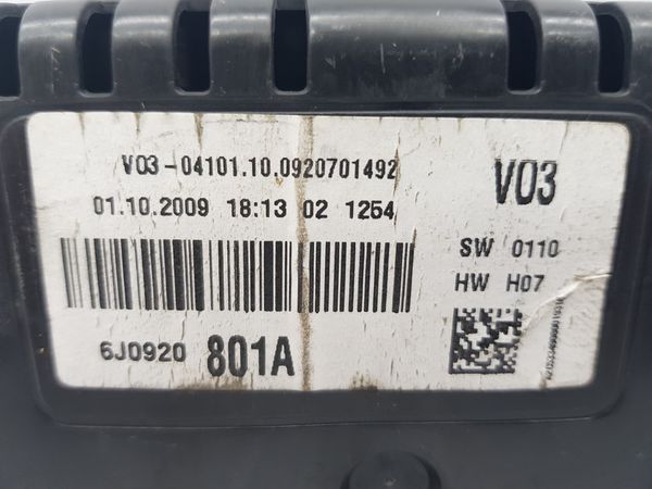 Bloc Compteurs Vitesse Seat Ibiza 6J0920801A 18825
