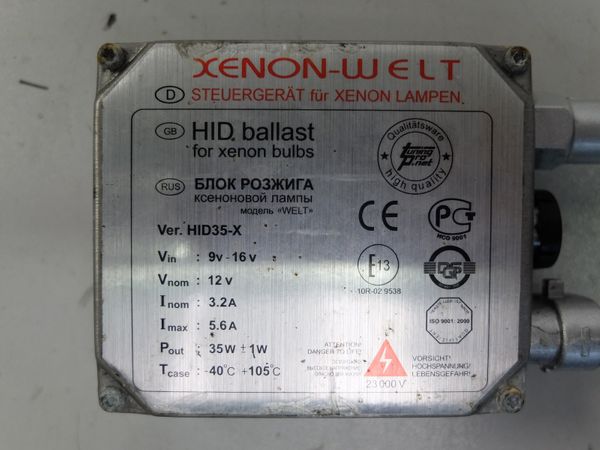 Convertisseur Xenon  -WELT HID35-X BMW 5 E39 8387114 