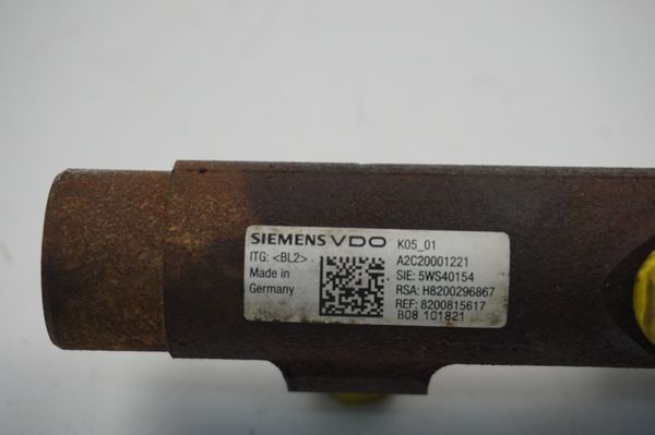 Rampe D'injection Siemens VDO 8200815617 5WS40154 Renault 1.5 DCI