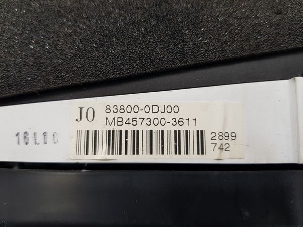 Bloc Compteurs Vitesse  Toyota Yaris 83800-0DJ00 838000DJ00 17581