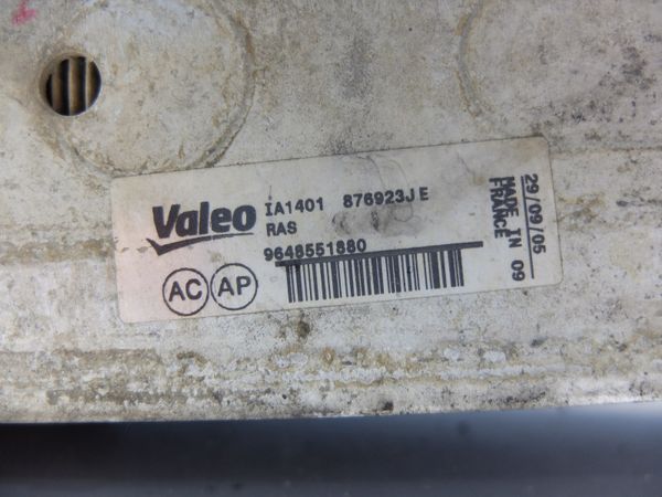 Refroidisseur Turbo   C4 307 9648551880 876923J Valeo