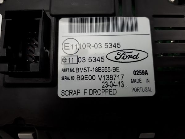Affichage Radio Ford Fiesta Kuga Transit BM5T-18B955-BE