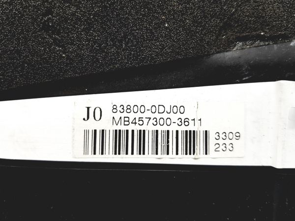 Bloc Compteurs Vitesse Toyota Yaris 83800-0DJ00 838000DJ00 29187