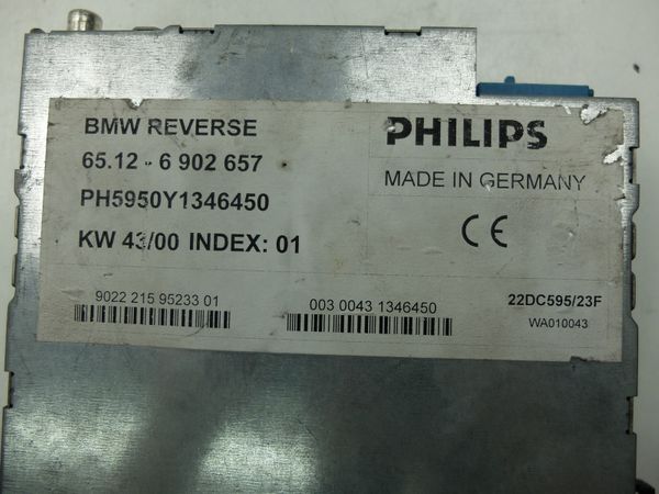 Radiocassette  BMW 3 6512 6902657 22DC595/23F Reverse Philips
