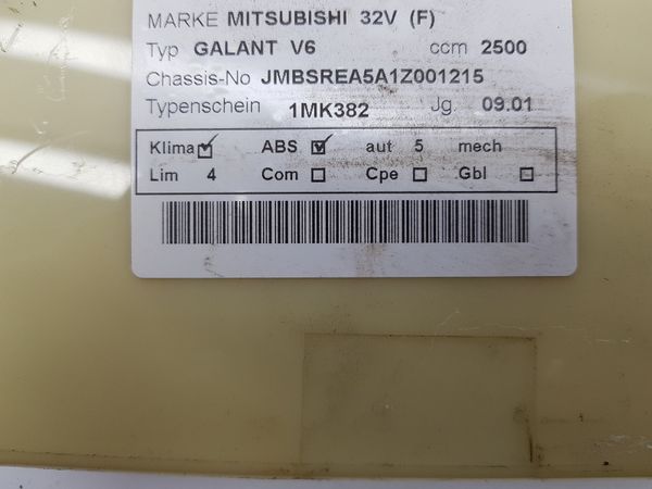 Commande Chauffage Mitsubishi Galant MR568514 CAA502A040B